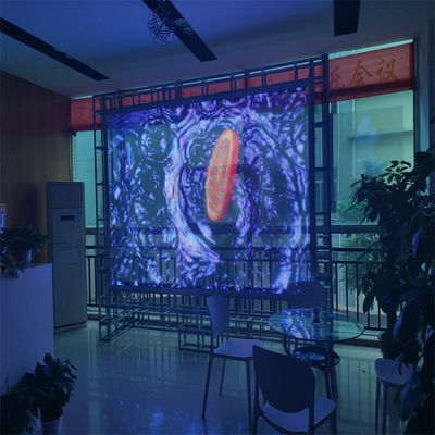 p6RGB رنگ LED شفاف فیلم صفحه نمایش ویدئویی داخلی / خارجی