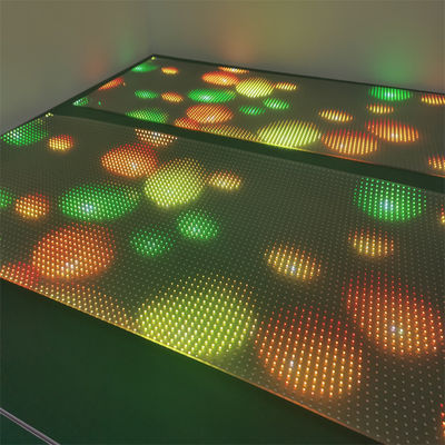 P10 RGB رنگ LED شفاف فیلم صفحه نمایش داخلی سخت / انعطاف پذیر صفحه نمایش LED