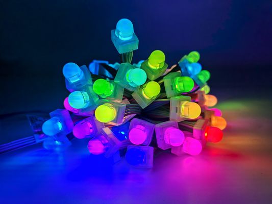 نور پیکسل LED مربع 12mm DMX512 با حفاظت IP67 و زاویه دید 160 درجه
