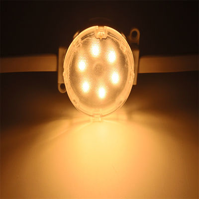 برنامه ریزی شده رنگ کامل 50mm LED Pixel Light برای دکوراسیون کریسمس DC24V 1.5W IP67