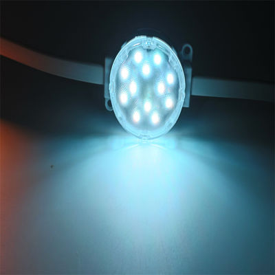 IP67 ضد آب DC24V 50MM DMX LED RGB Pixel Lights قابل برنامه ریزی کامل رنگ هوشمند نقطه نور بیرونی