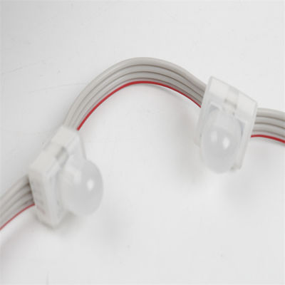 DC12V 0.3W 12mm SMD2025 ماژول پیکسل LED IP67 ضد آب رنگ کامل RGB رشته مربع چراغ LED قابل تنظیم