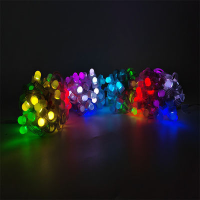 12mm Pixel LED Light نور کریسمس دکوراسیون نورهای نقطه ای ضد آب IP68 12V در فضای باز RGB رنگ کامل
