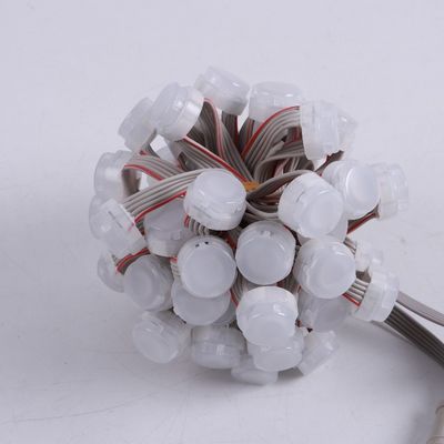 چراغ تزئینی بیرونی رنگ کریسمس تک رنگ با زاویه قطب 120 درجه و IP67 ضد آب