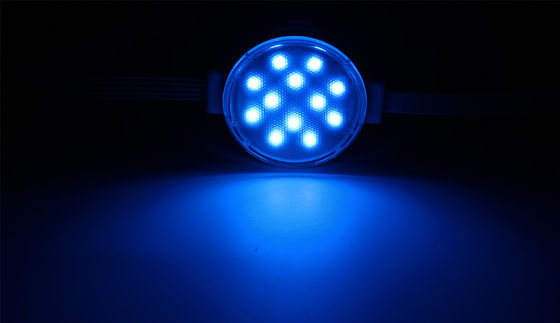 منبع نور نقطه ای 12LED رنگ 24V 50mm DMX512 نور پیکسل تزئینی