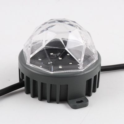 قابل سفارشی سازی 100 میلی متر IP67 ضد آب DC24V 50MM DMX LED RGB Pixel Light قابل برنامه ریزی در خارج از خانه LED پروژه LED چراغ های نقطه ای