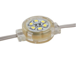 نور ضد آب RGB LED Pixel Point Light IP65 0.5W DC12V SMD2835 30mm 30000H