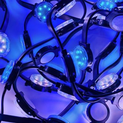 نور نقطه ای LED پنبه ای بیرونی 40 میلی متری با ولتاژ کاری 24 و زاویه قطب 120 درجه