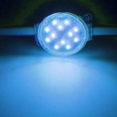 نورپردازی نقطه ای LED ضد آب با قطر بزرگ 50 میلی متری با چند لامپ برای نما DMX512 روشنایی بالا