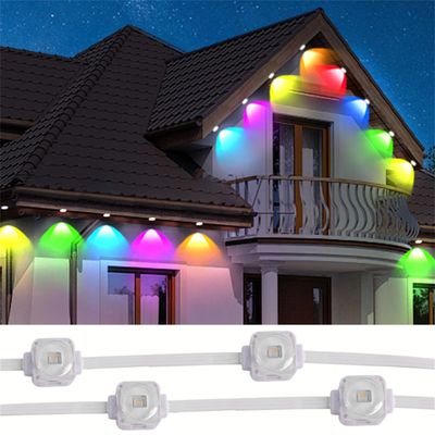 Outdoor Christmas Decoration 160 Led RGBW SMD5050 Eave Lights with Remote Control