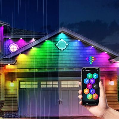 25mm قطر چراغ LED برای دکوراسیون کریسمس IP67 RGB منبع نور نقطه ای چراغ رشته ای