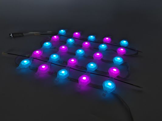 CE ROHS Certified Flexible Mesh LED Display Panel Screen Programmable for Advertisement