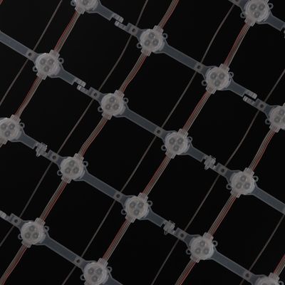 Outdoor 30mm Flexible LED Mesh Display Screen for Glass Curtain Building 1000mm*1000mm Screen Size 50000 Hours Life Span