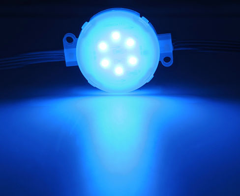 SMD5050 1.5W RGB LED Pixel Point Light برای روشنایی بیرونی 50mm ساختمان خانه IP67 ضد آب 24V