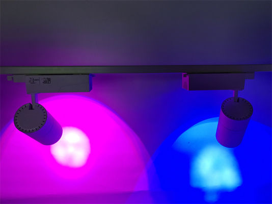 24V RGBW 40W Color Indoor Hall Ceiling Mounted LED Track Light with 3000K-6000K Color Temperature