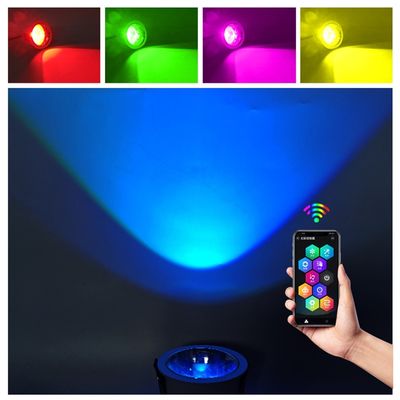 Wifi LED Smart Recessed Downlight سطح تنظیم شده نصب شده 400LM SPI USC2904 روشنایی مغناطیسی داخلی