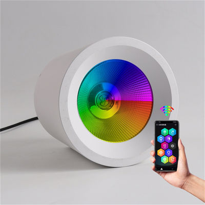 برق 60 وات RGBW قابل تنظیم LED Downlight برای داخل رستوران و فروشگاه روشنایی