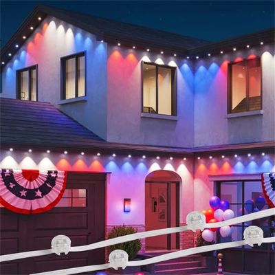 20mm RGBW LED Eaves Light for Outdoor Christmas and Halloween Decorations 30000 Hours Lifespan