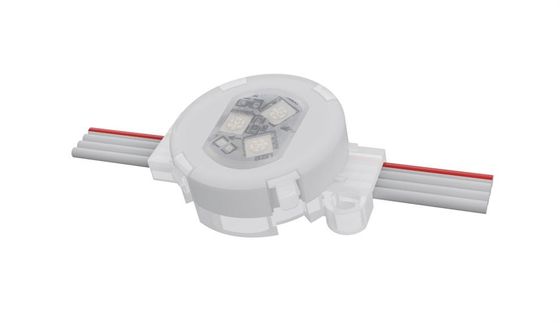 چراغ کریسمس دائمی تعطیلات Led Smd3535 DMX 512 12V RGB دیجیتال 30mm قابل آدرس دهی Led Pixel Point Light