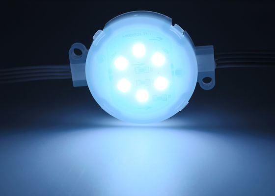 چراغ نقطه تفریح قابل برنامه ریزی 24 ولت ال ای دی در فضای باز Pixel Light LED String Rgb Light 50mm Diameter