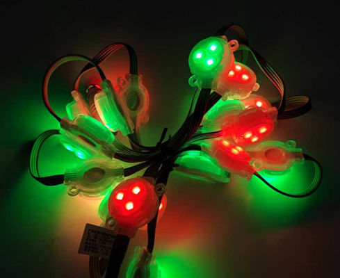 دی سی 12 ولت 3 عدد SMD 5050 پیکسل دی اف دی RGB LED ، پکیج LED RGB قابل آدرس 30 میلی متری