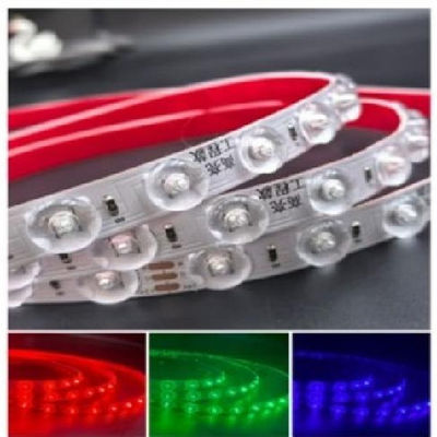 لنز ضد آب LED سری Dc24v Smd2835 42LEDs Ip67 روشنایی نوار هوشمند انعطاف پذیر