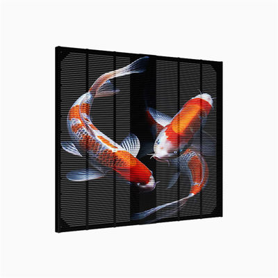P2.6-5.2High-Brightness Full-Color Outdoor Transparent LED Mesh Display for Shop Windows