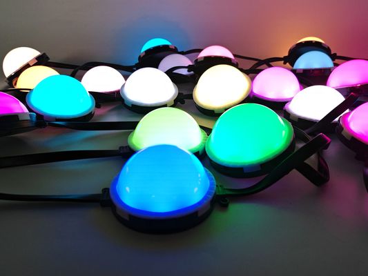 چراغ‌های نقطه‌ای LED پیکسل با پروفیل آلومینیومی ضدآب تراشه IC DMX512 برای تزئینات دائمی کریسمس با ولتاژ کاری DC12V