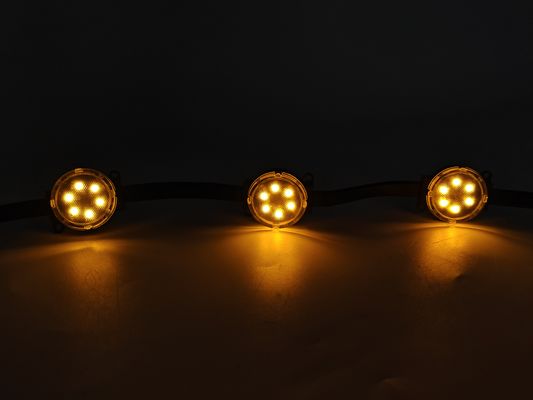 24 ولت هوشمند RGB LED Pixel Light کریسمس Navidad در فضای باز نور تعطیلات P67 PC بدن تعطیلات دائمی