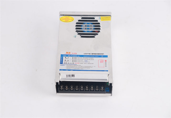 منبع تغذیه LED 400 وات ضد آب آلومینیومی با راندمان بالا DC12V برای روشنایی LED