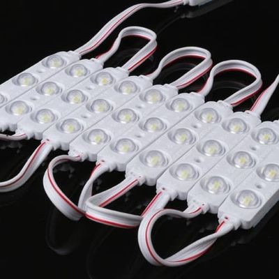 ماژول LED تزریقی 3 چراغه SMD 2835 DC12V 1.5 وات IP65 ضد آب نور پس زمینه تزئینی برای تابلوهای حروف و جعبه های نور تبلیغاتی