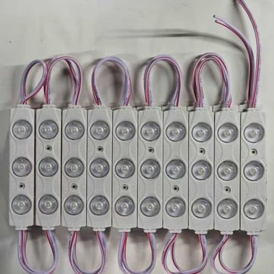 ماژول LED تزریقی 3LED فوق العاده روشن 12 ولت ضد آب IP65 ماژول های LED 1.5 وات روشنایی برای تبلیغات تابلو