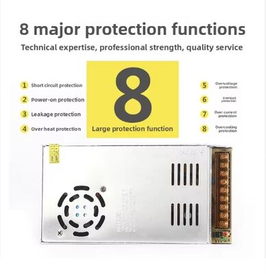 درایو اضطراری لامپ LED با کیفیت بالا طراحی ضدآب منبع تغذیه LED 600 وات 24 ولت