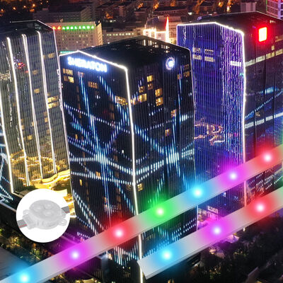 بازاریابی مستقیم 30mm ضد آب IP67 آدرس پذیر RGB پروفایل آلومینیوم چراغ های کریسمس بیرونی دائمی