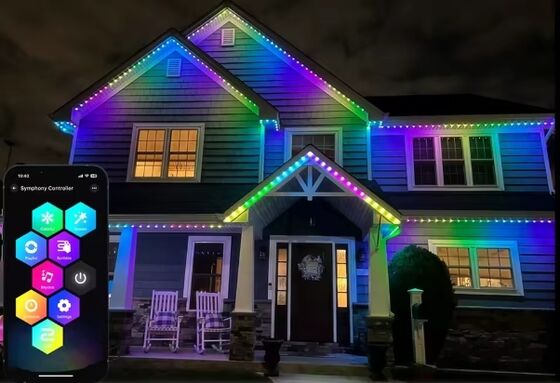 RGB نقطه LED پیکسل نور مسیر روشنایی در فضای باز چراغ های سقف تزئینات