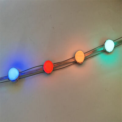 چراغ های پیکسل LED RGB فضای باز ضد آب IP67 چراغ های ردیابی آلومینیومی LED 40 میلی متری DC24V برای چراغ های تعطیلات کریسمس دائمی خانه