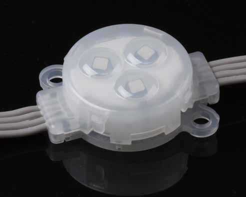 قیمت کارخانه در فضای باز RGB LED نور نقطه ای رنگ کامل 30mm DC12V IP67 ضد آب LED Pixel Light