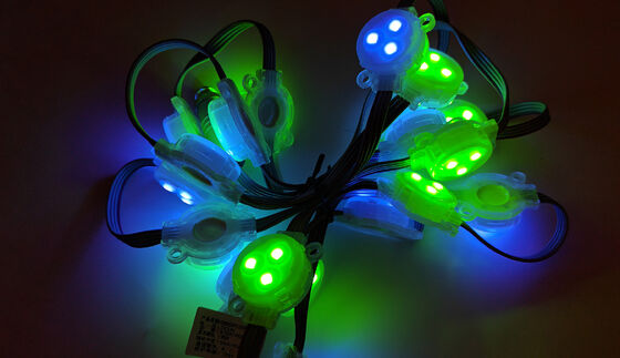 چراغ LED نقطه ای خانه RGB چراغ LED نقطه ای کامل رنگ 30mm DC12V IP67 ضد آب چراغ های پیکسل LED