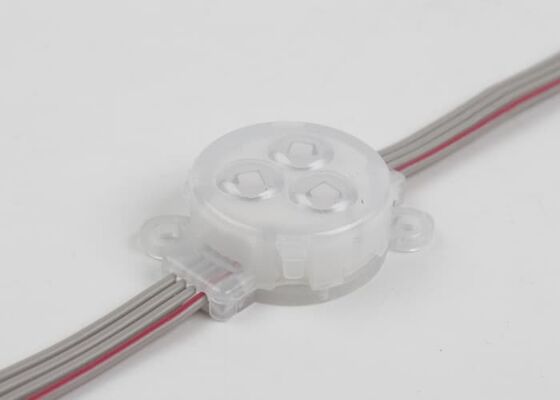 چراغ نقطه‌ای LED RGB 30 میلی‌متری DC12V فضای باز ضد آب IP67 چراغ‌های پیکسل LED