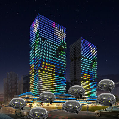 IP67 ضد آب روشنایی بالا RGB چراغ LED نقطه ای با کنترل DMX512 برای روشنایی بیرونی