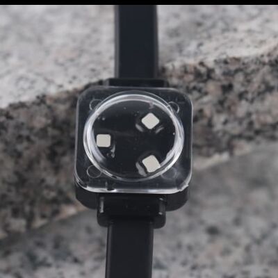 25mm IP67 Waterproof RGB LED Point Light with DMX512 Control and 120° Beam Angle for Indoor Outdoor Screens