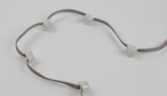 19.83mm 5V SMD5050 IP67 0.4W ضد آب چراغ LED نقطه ای انعطاف پذیر 120 زاویه پرتو مواد روشنایی PC