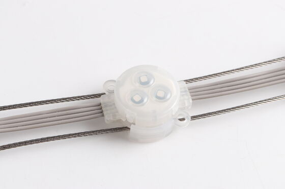 30mm 12V SMD3535 IP67 ضد آب LED نور نقطه ای انعطاف پذیر 120 زاویه پرتو نور مواد PC