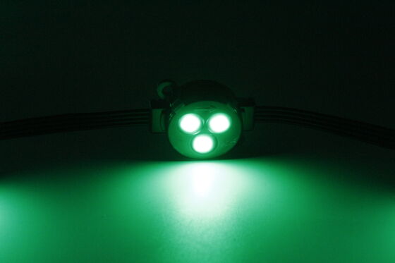 چراغ نقطه‌ای LED ضد آب 30 میلی‌متری 12 ولت SMD3535 IP67 0.75 وات با زاویه پرتو 120 درجه و جنس PC