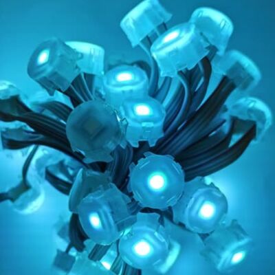 IP67 ضد آب 20mm DC12V SMD5050 نور نقطه ای LED نورپردازی مواد انعطاف پذیر PC