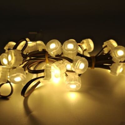 چراغ نقطه‌ای LED SMD5050 ضد آب IP67 20 میلی‌متری DC5V با جنس PC انعطاف‌پذیر