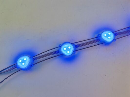 چراغ نقطه‌ای LED انعطاف‌پذیر با استاندارد IP67 ضد آب، ۳۰ میلی‌متری، ۱۲ ولت DC، با تراشه SMD3535 و جنس PC