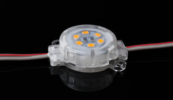 چراغ نقطه‌ای LED ضد آب IP67، ۳۰ میلی‌متری، ۱۲ ولت DC، SMD3535، ۱۸۰۰-۶۵۰۰ کلوین، مواد PC انعطاف‌پذیر