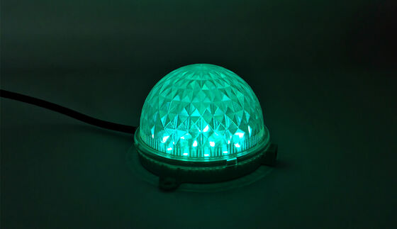 IP67 Waterproof 104mm DC24V 5W RGB LED Point Light Flexible PC Material Lighting
