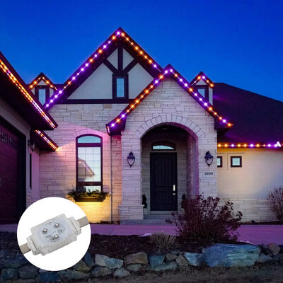 DC48V 40mm RGB Full Color LED Point Light IP67 ضد آب برای تزئینات دیواری بیرونی